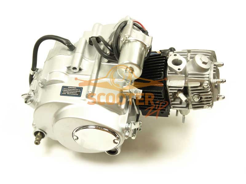 Двигатель  4Т 106, 7см3 (МКПП) (N-1-2-3-4) (с верх. э/стартером) для мопеда Китаец ALPHA (Альфа), 4620761969192