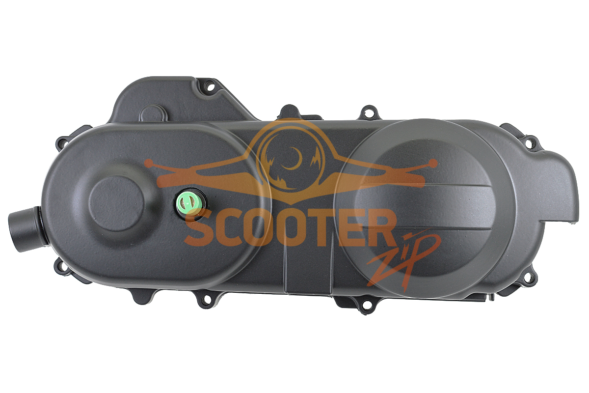 Крышка вариатора (колесная база 10) комплект с кикстартером для скутера Honling QT-7 Joker, 018-0489