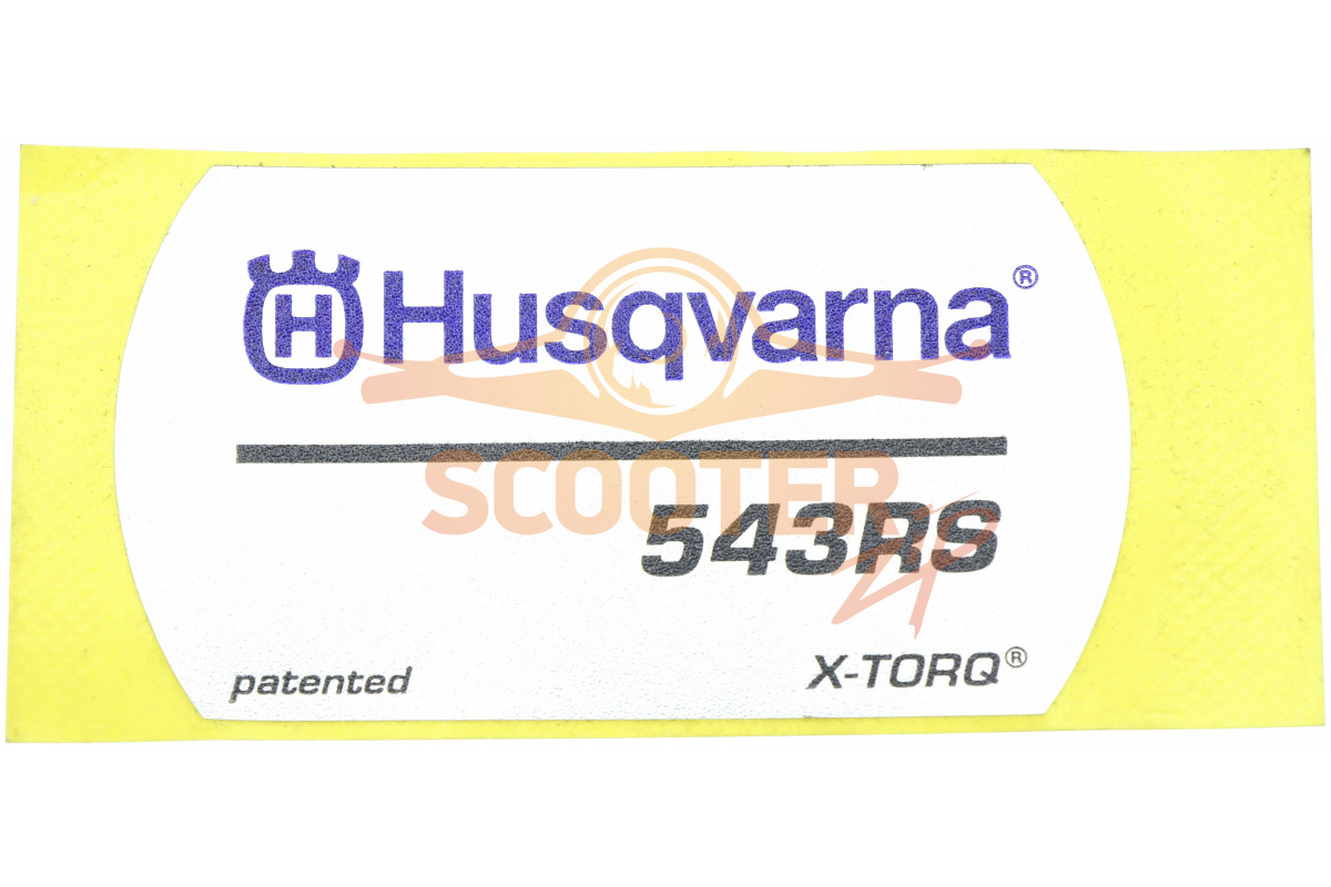 Наклейка для бензокосы Husqvarna 243 RJ, s/n 20121000001-20182200000, 5784206-01
