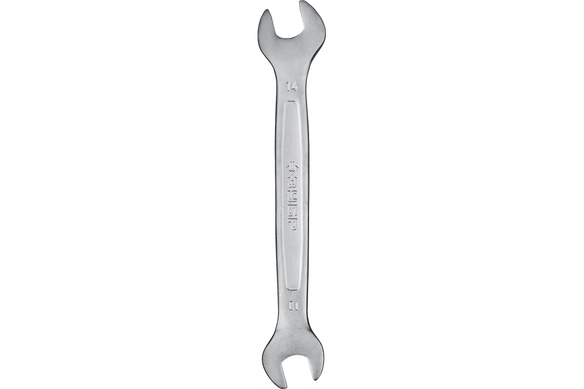Гаечный ключ рожковый 13х14 мм, Cr-V сталь, хромированный, Профессионал ЗУБР, 987-04182