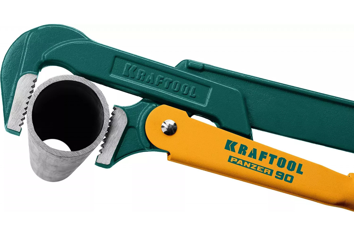 Ключ трубный №4, прямые губки, PANZER-90 KRAFTOOL, 987-04758