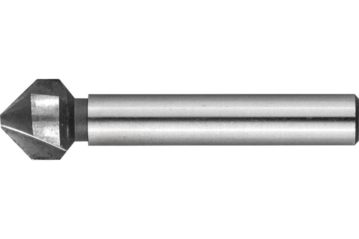 Зенкер конусный для раззенковки, М6, D-12.4 x 56 мм, ЗУБР, 987-07639