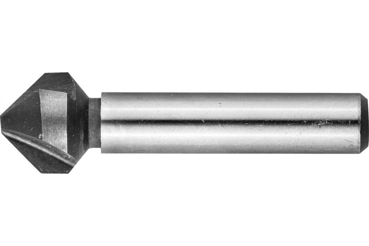 Зенкер конусный для раззенковки, М8, D-16,5 x 60 мм, ЗУБР, 987-07640