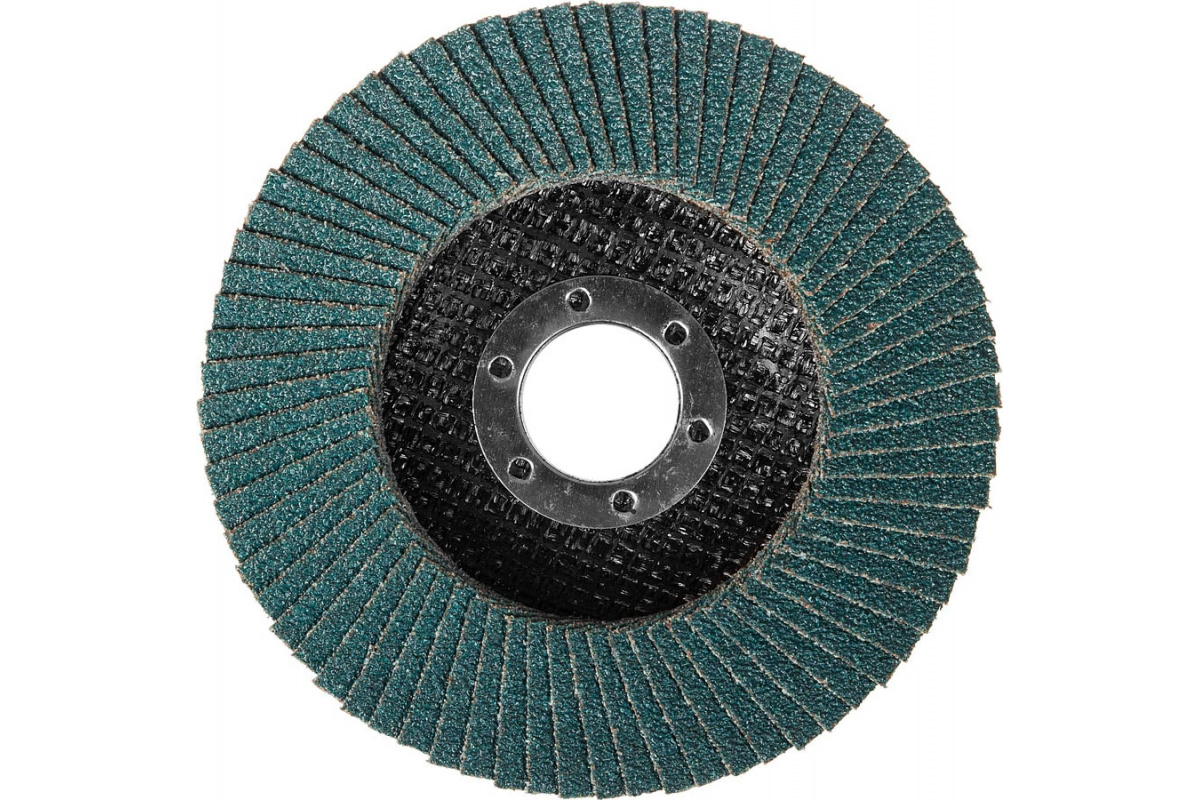 Круг лепестковый торцевой шлифовальный для УШМ Профессионал, P80, 115х22.2 мм, ЗУБР, 987-12025