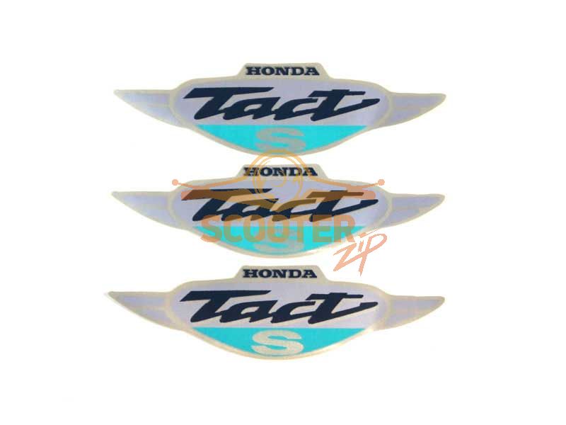Наклейки (3шт) (5х13) Tact S для скутера Honda Tact, 4620761960878