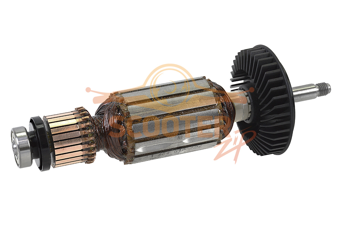 Ротор (Якорь) BOSCH 1604010640 (L-163 мм, D-35 мм, резьба М7 (1.0 мм)), 1604010640