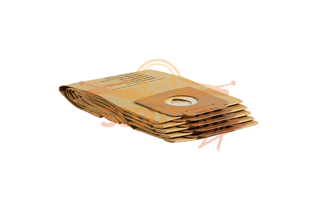 Фильтр-мешки бумажные 10 шт для пылесоса KARCHER BV 5/1 (1.394-200.0), 810-1754