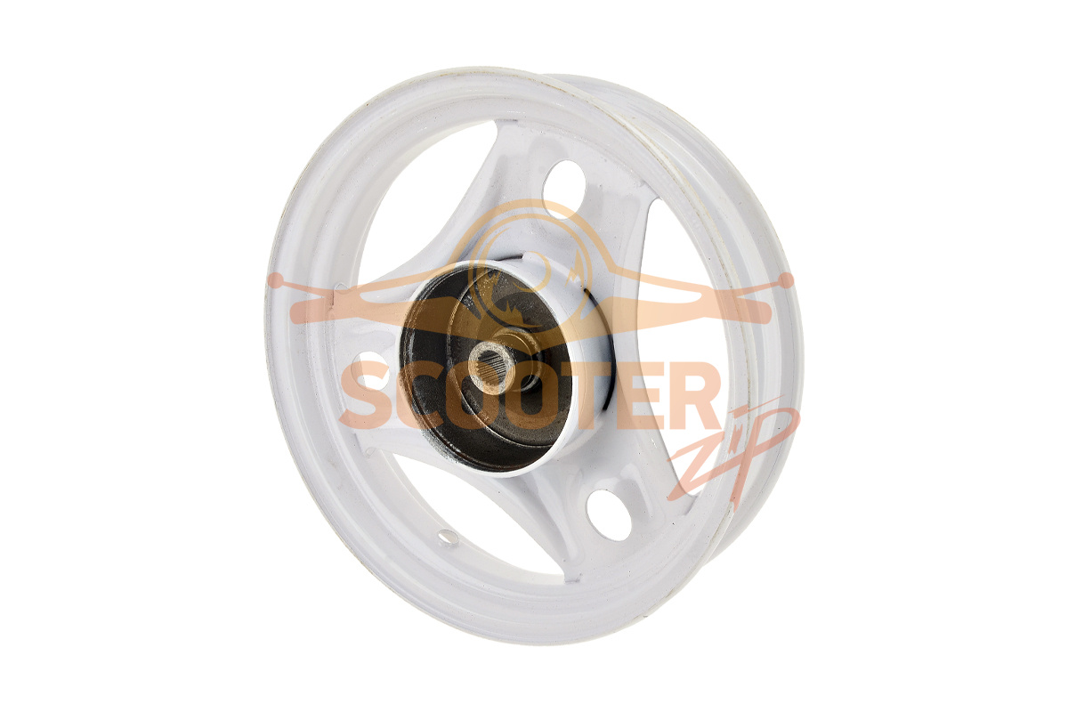 Диск колеса 10 задний дисковый тормоз (2,15х10,под колодки 95 мм,22 шлица) для скутера Honda Dio AF-27, AF-28, 894-0124