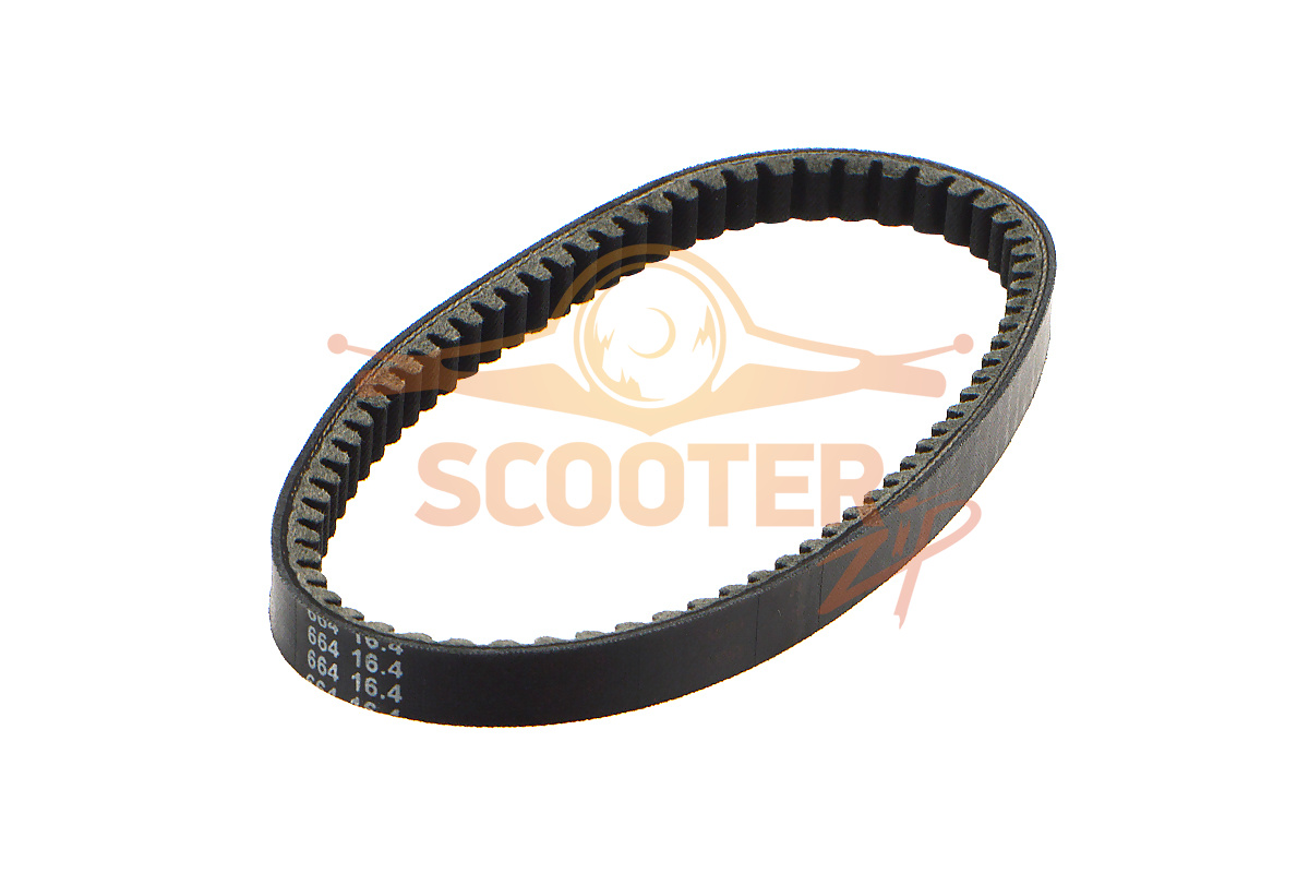 Ремень вариатора 16,4*664 для скутера Suzuki Sepia 50 (улучшенное качество резины) SOHE WM, 894-0200