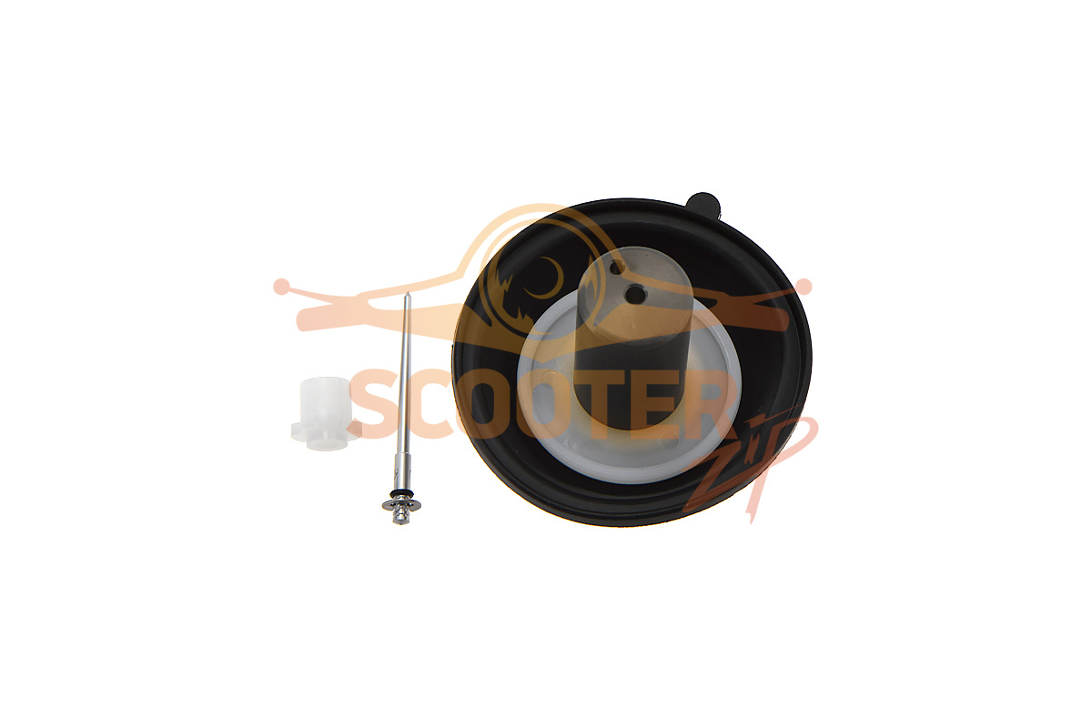 Мембрана (круглый золотник d-16mm) с иглой для скутера Китаец с двигателем 139QMB 50-70 см3, 335-1911
