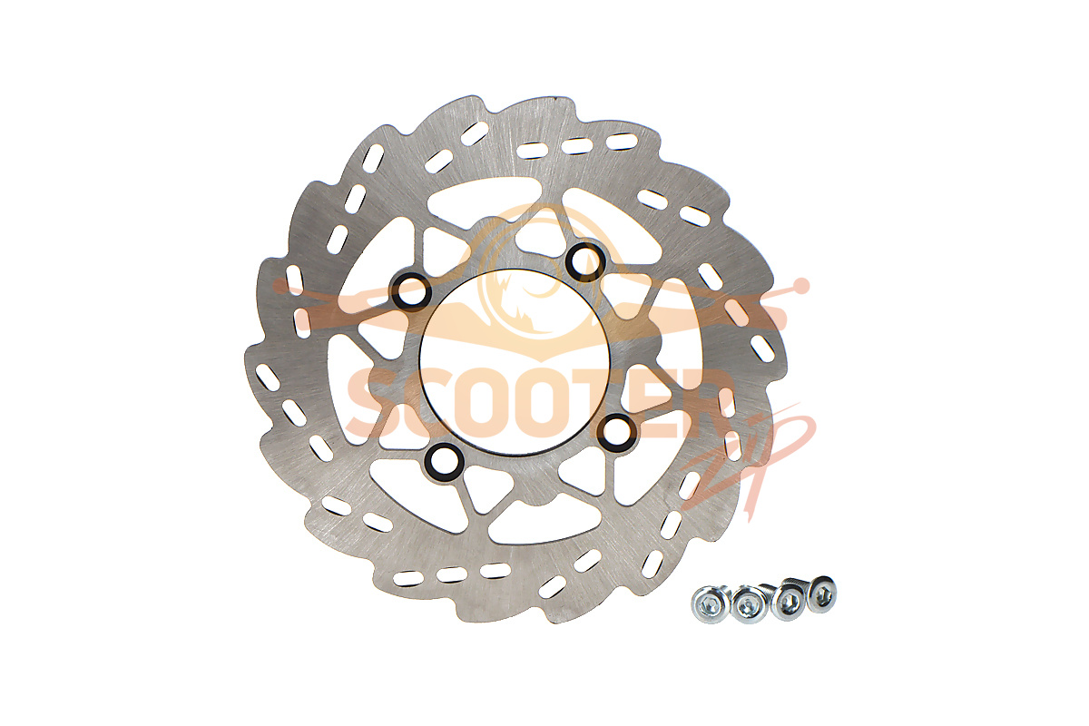 Тормозной диск передний (200x76x3) (отверстия: 4x71) для IRBIS TTR 125, 893-00952