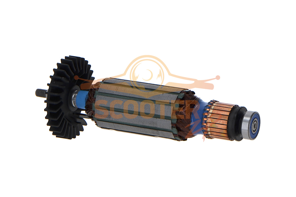 Ротор (Якорь) DeWalt для машины шлифовальной прямой DWE4884 TYPE 1 (L-163.5 мм, D-35 мм, резьба М6 (шаг 1.0 мм)), N386326