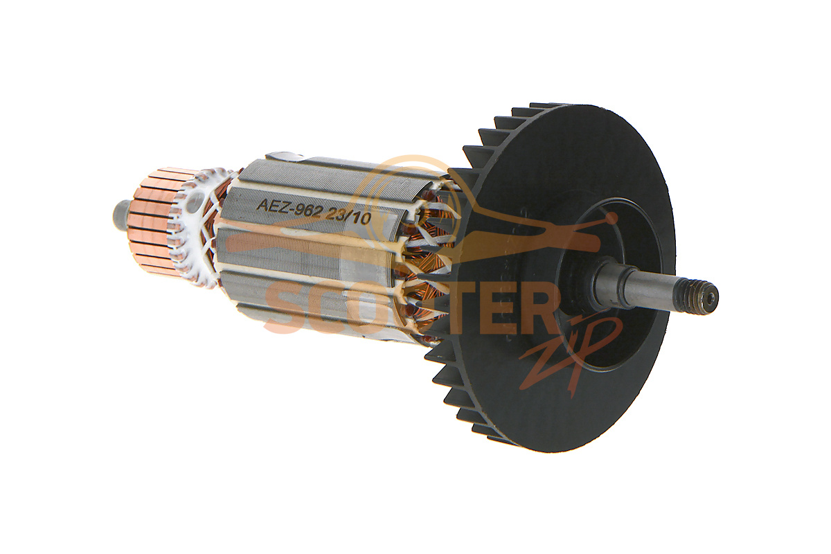 Ротор (якорь) (L-182 мм, D-41 мм, резьба М8 (шаг 1.25 мм)) для электропилы МАКИТА 3020A/3520A/4020A (аналог 513713-9), 889-1908