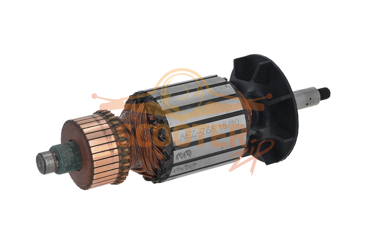 Ротор (Якорь) (L-200 мм, D-54 мм) РОСТОВ на зернодробилку ДК-110/1000 (ФЕРМЕР)