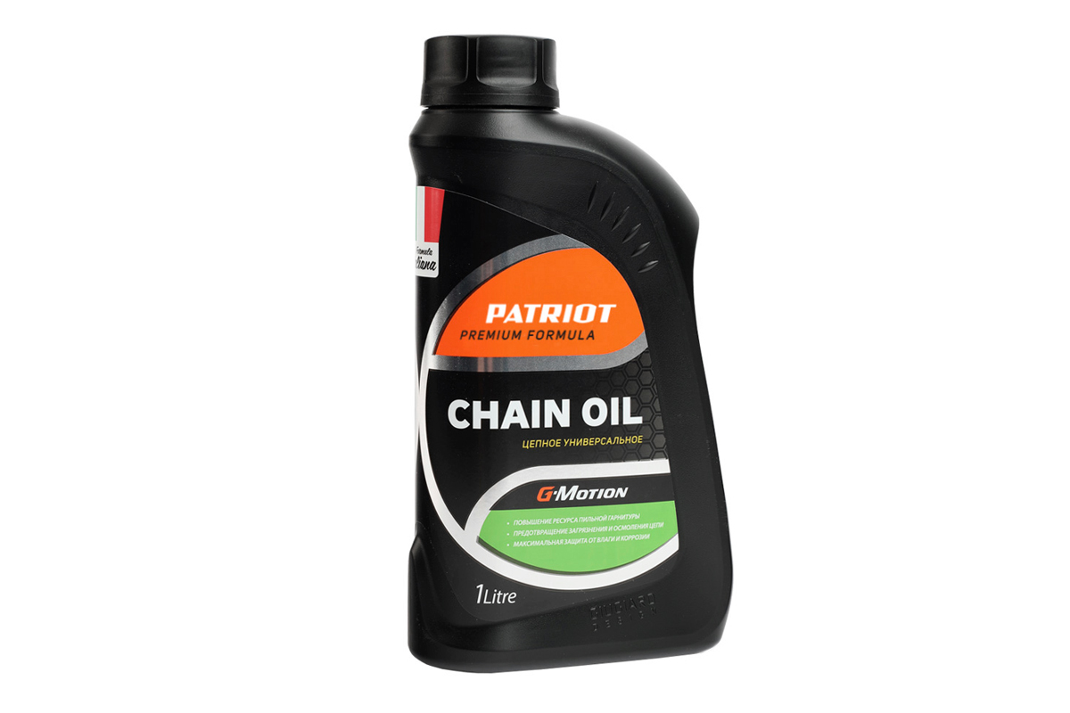 Масло цепное PATRIOT G-Motion Chain Oil, 1 л для бензопилы PATRIOT PT 2512 (20082642), 850030700