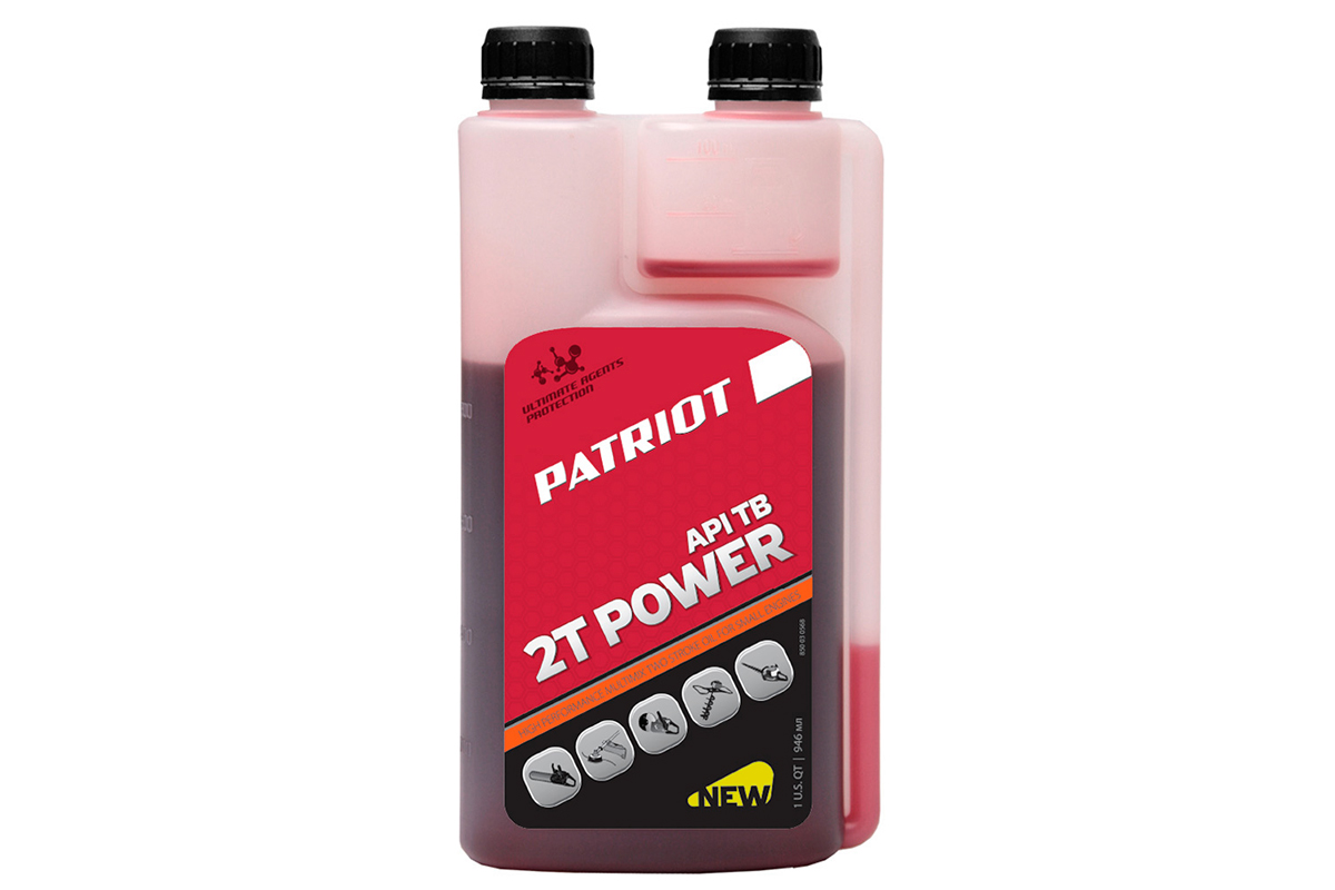 Масло минеральное PATRIOT POWER ACTIVE 2T дозаторная 0,946л для пилы цепной бензиновой ЗУБР ПБЦ-380 35П, 850030568
