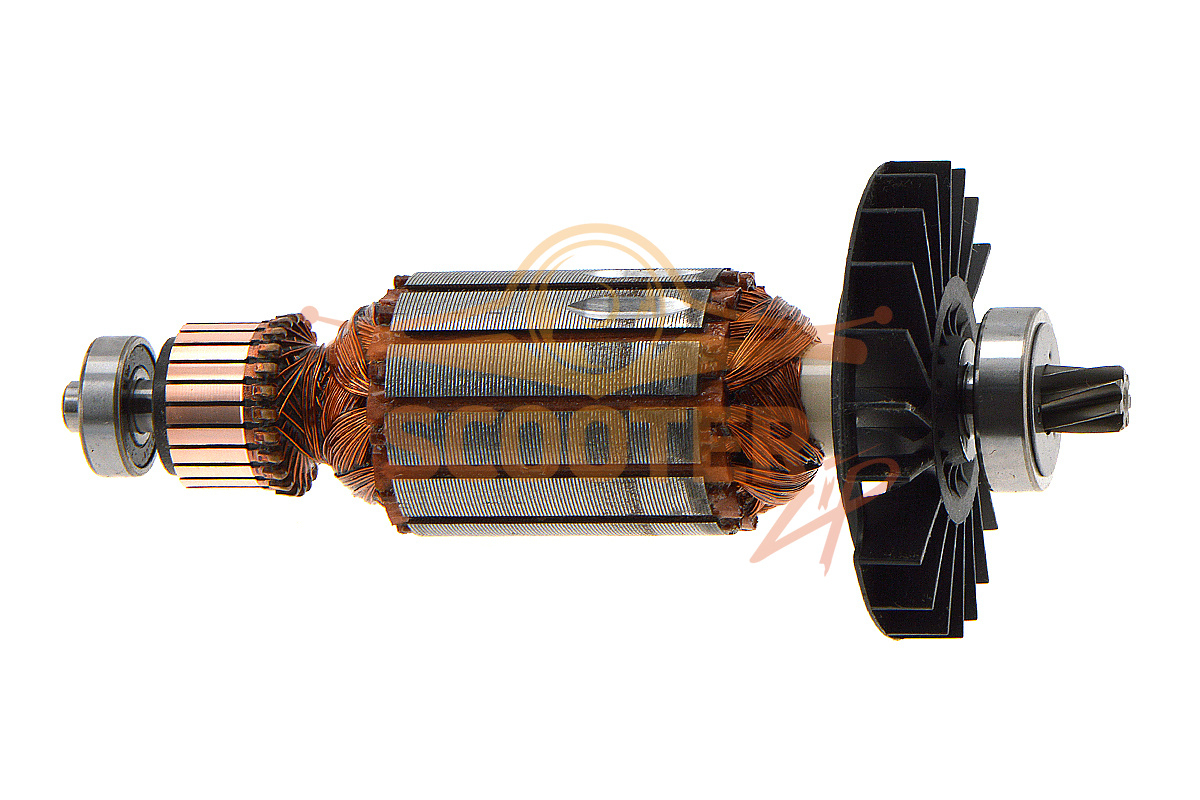 Ротор (Якорь) (L-143 мм, D-35 мм, 7 зубов, наклон влево) для перфоратора BOSCH PBH 2800 RE (Тип 3603C93020), 1614010251