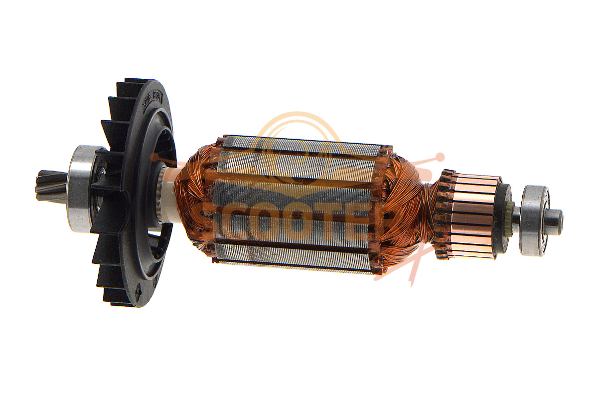 Ротор (Якорь) (L-143 мм, D-35 мм, 7 зубов, наклон влево) для перфоратора BOSCH PBH 2800 RE (Тип 3603C93020), 1614010251