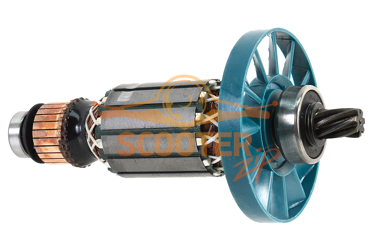 Ротор (Якорь) Black & Decker для молотка отбойного BPHM5KS TYPE 1 (L-165 мм, D-41 мм, 7 зубов, наклон влево), 4050350001