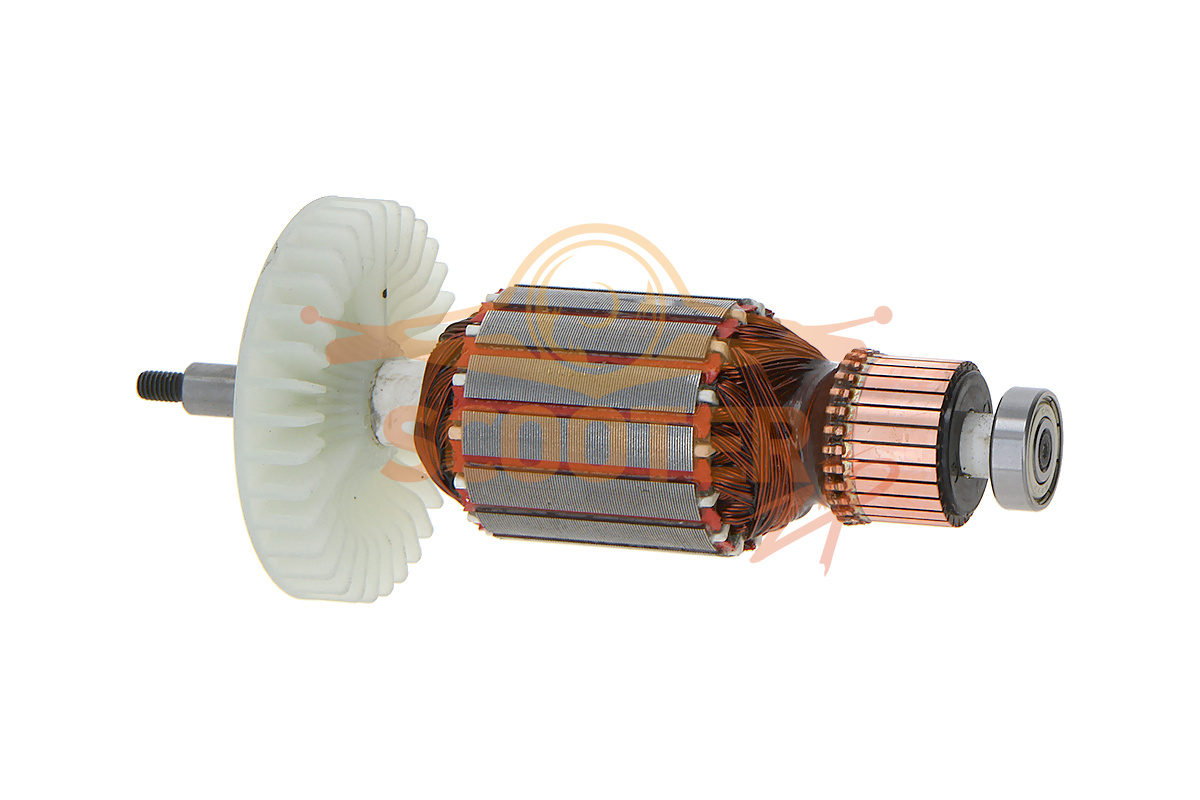 Ротор (Якорь) (с с/н 20110900001) для электропилы CHAMPION 422 (L-178 мм, D-47 мм, резьба М6 (шаг 1.0 мм)), 8440-491902-0000005