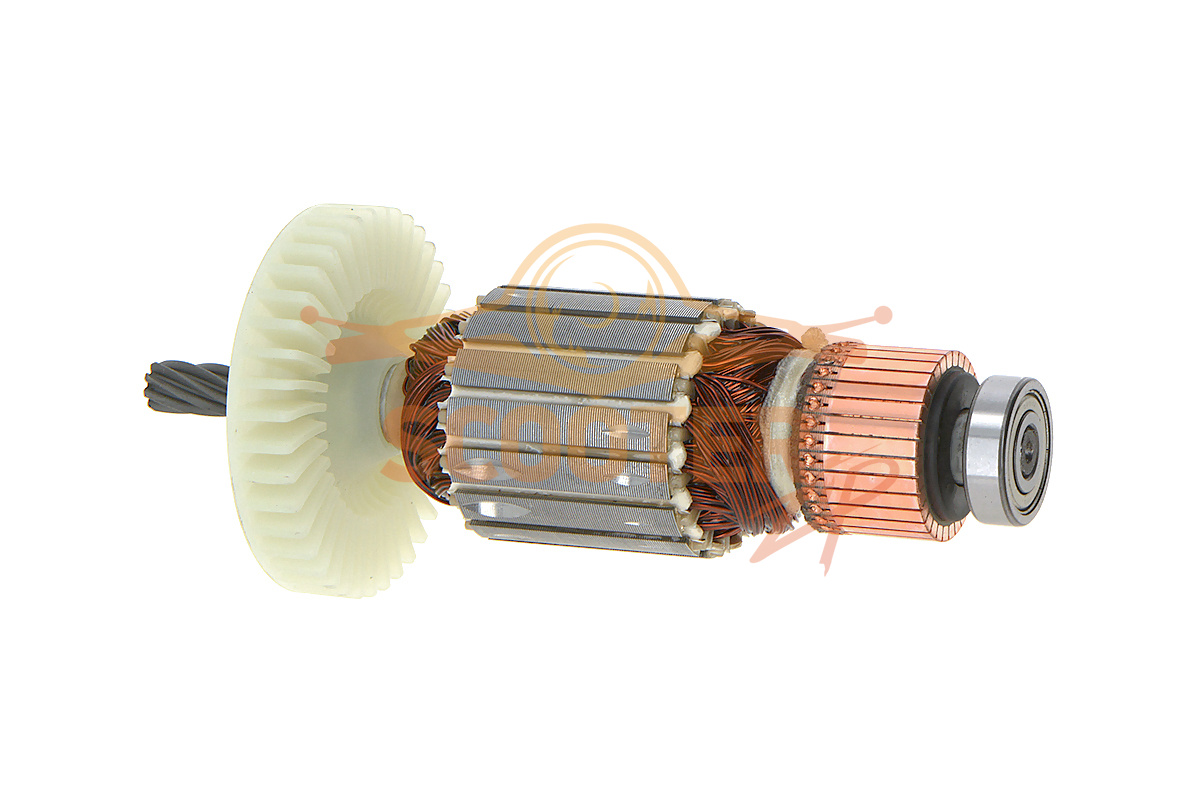 Ротор (Якорь) Black & Decker для пилы торцевой SMS254 TYPE 1 220/240В (L-196 мм, D-53 мм, 8 зубов, наклон вправо), 1004478-14