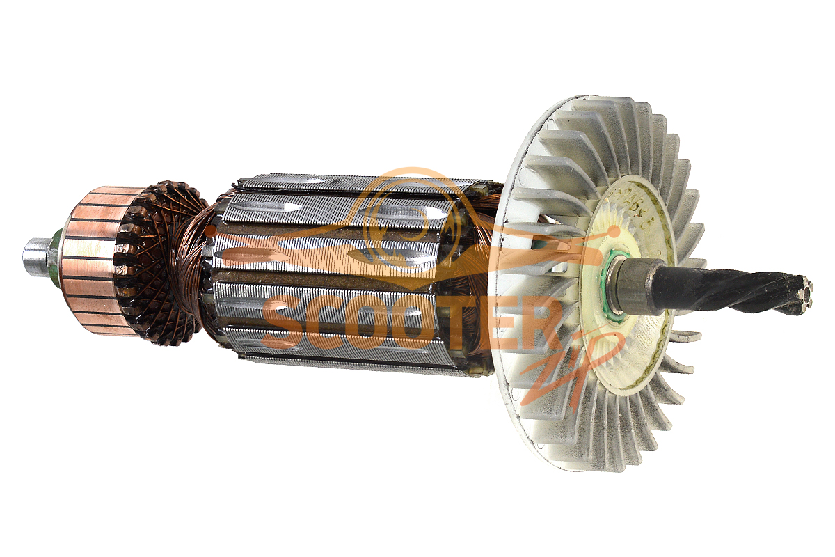 Ротор (Якорь) (L-147 мм, D-32 мм, 5 зубов, наклон влево) для дрели Фиолент МСУ10-13-РЭ (от 18.06.2012), ИДФР684263042И