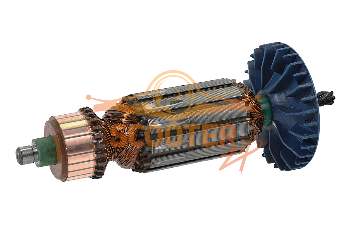 Ротор (Якорь) (L-140 мм, D-32 мм, 5 зубов, наклон влево) для лобзика Фиолент ПМ3-600Э (от 02.07.2012), ИДФР684263009-06И