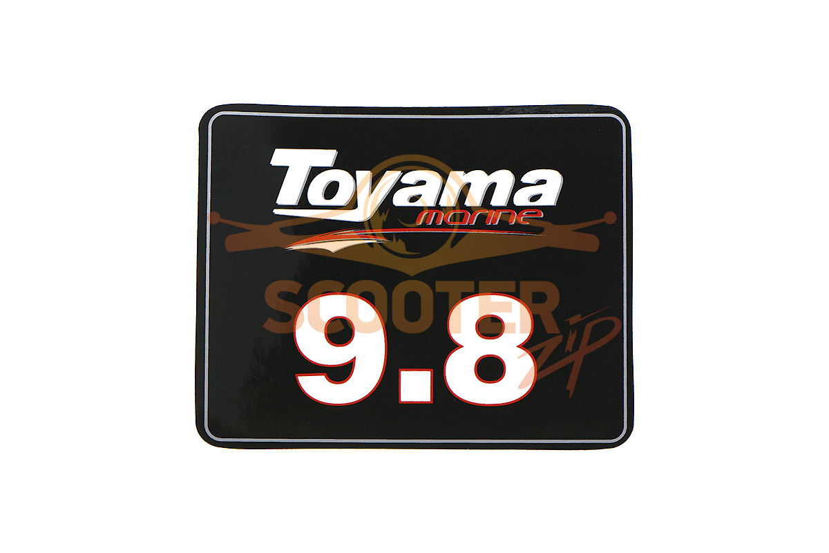 Наклейка 8 для лодочного мотора Toyama F8BM (BW,FW), F8-08000008