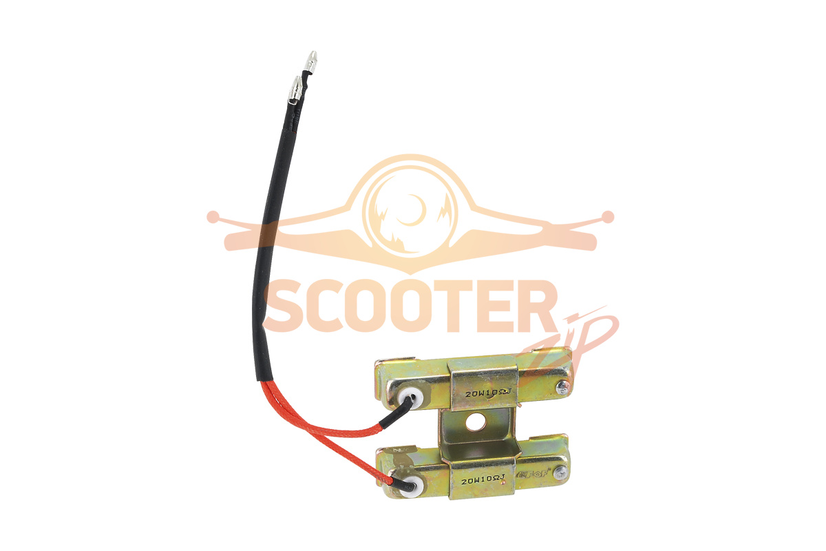 Резистор сдвоенный (5w 5 om/30w 5.9 om) для скутера Китаец с двигателем 139QMB 50-70 см3, 893-00743