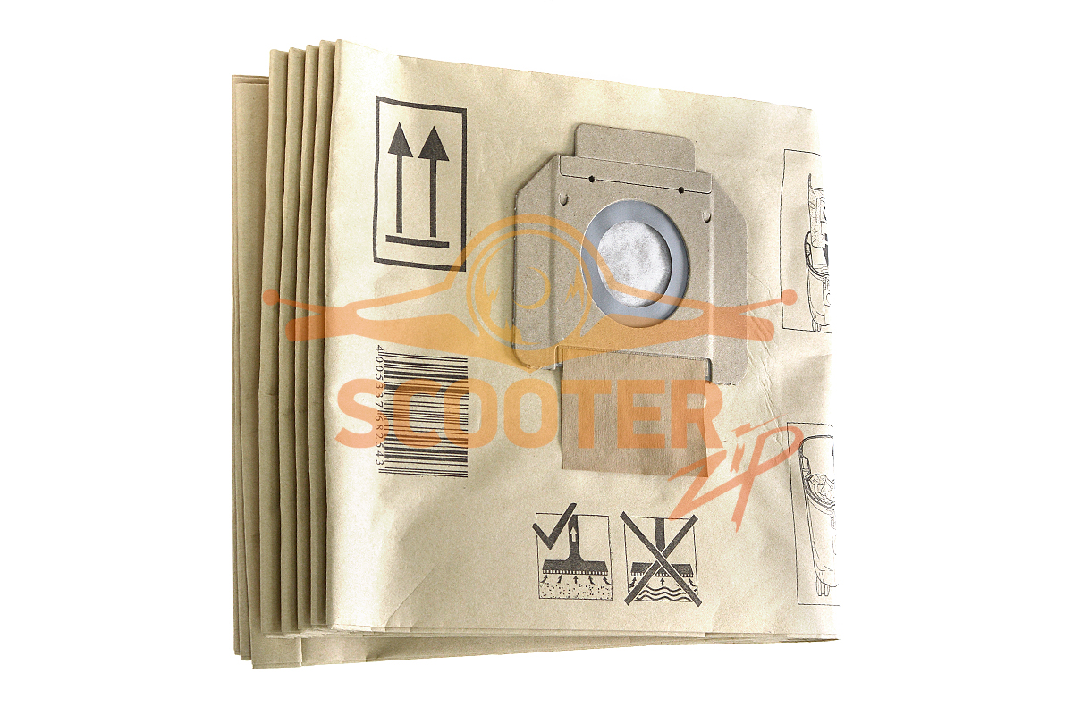 Фильтр мешок 5шт для пылесоса STIHL SE-121, SE-121 E, 49015009003