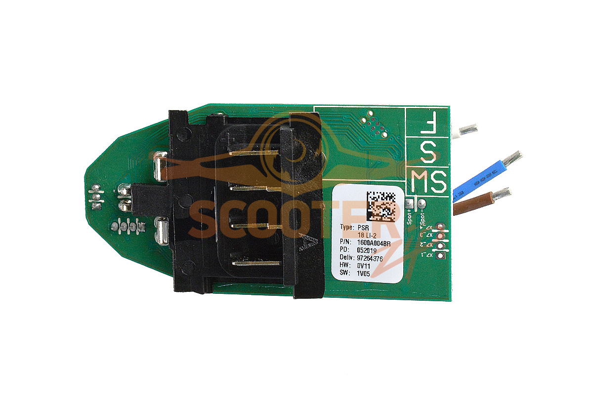 Электронный Блок для дрели-шуруповерта аккумуляторного BOSCH PSR 18 LI-2 (Тип 3603J73300), 1600A004BR