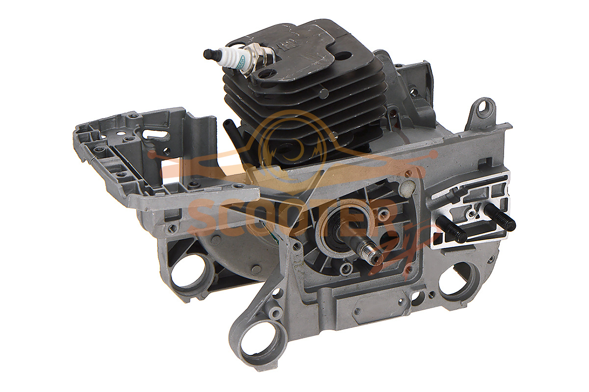 Двигатель D=43mm в сборе с картером для бензопилы CARVER HOBBY HSG 145-15, 888-2471