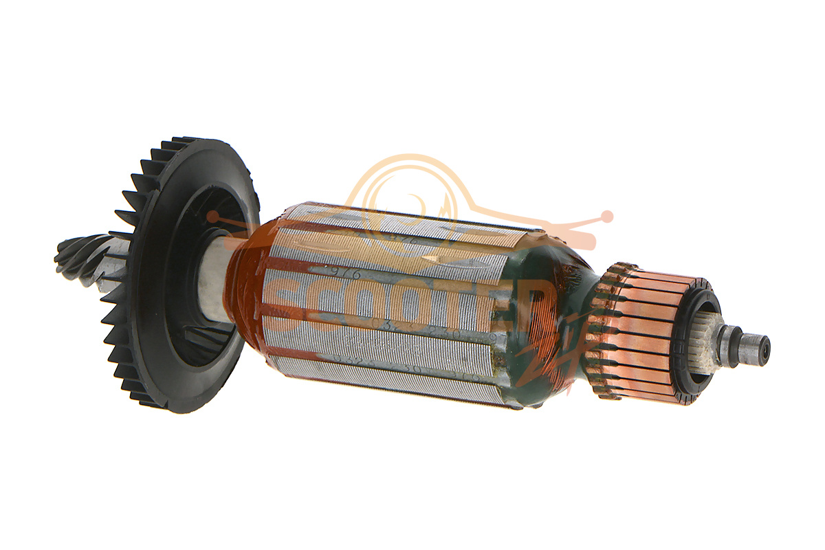 Ротор (Якорь) (L-151.5 мм, D-35 мм, 7 зубов, наклон влево) для перфоратора Metabo KHE 3250 (00637000), 310009760