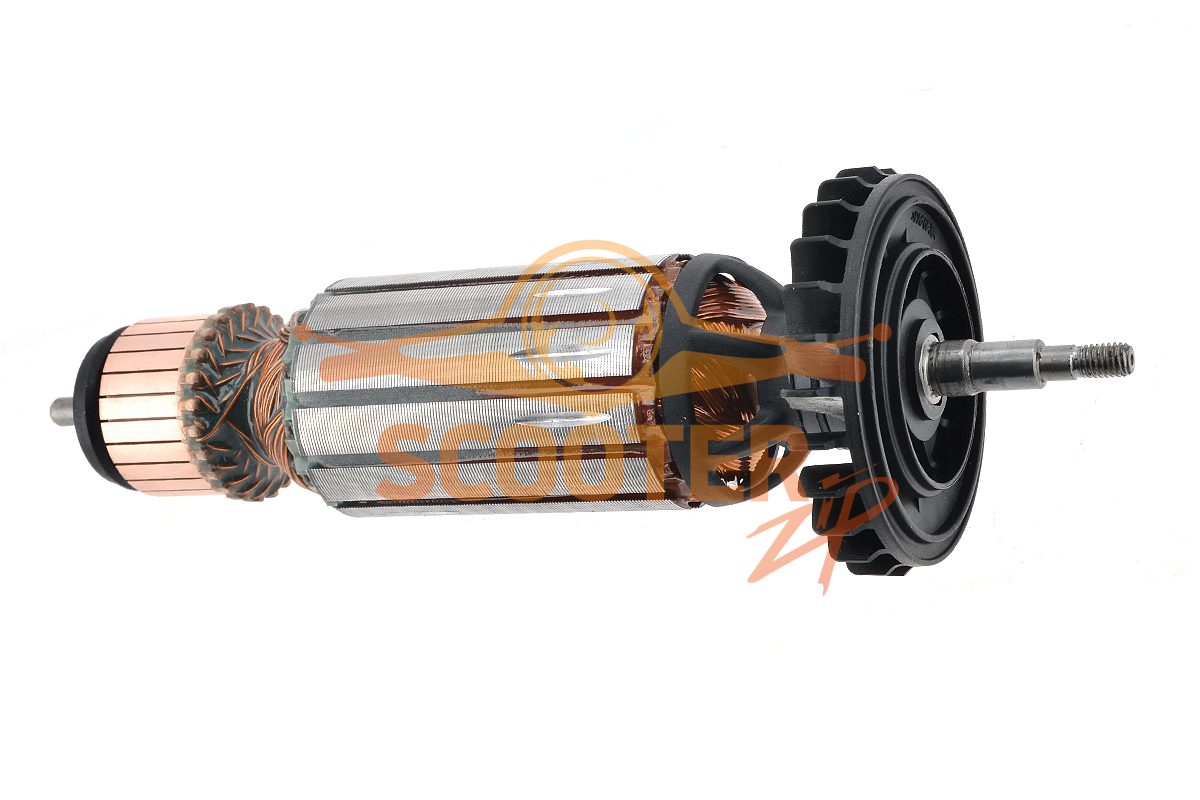 Ротор (Якорь) (L-185 мм, D-38 мм, резьба М5 (шаг 0.8 мм)) для машины шлифовальной по штукатурке Metabo RFEV 19-125 RT (03826000), 310012230
