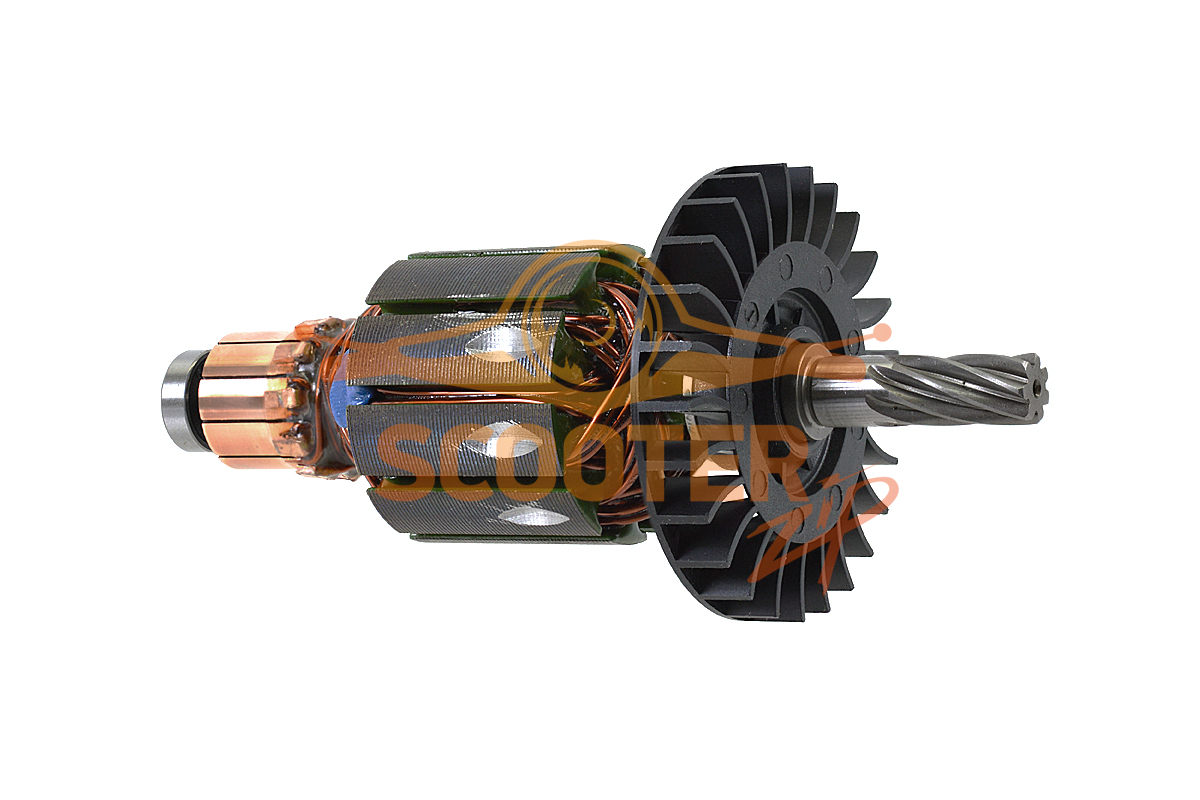 Ротор (Якорь) (L-116 мм, D-35 мм, 7 зубов, наклон вправо) для дрели ударной аккумуляторной Metabo SBE 18 LTX (00845000), 310011300