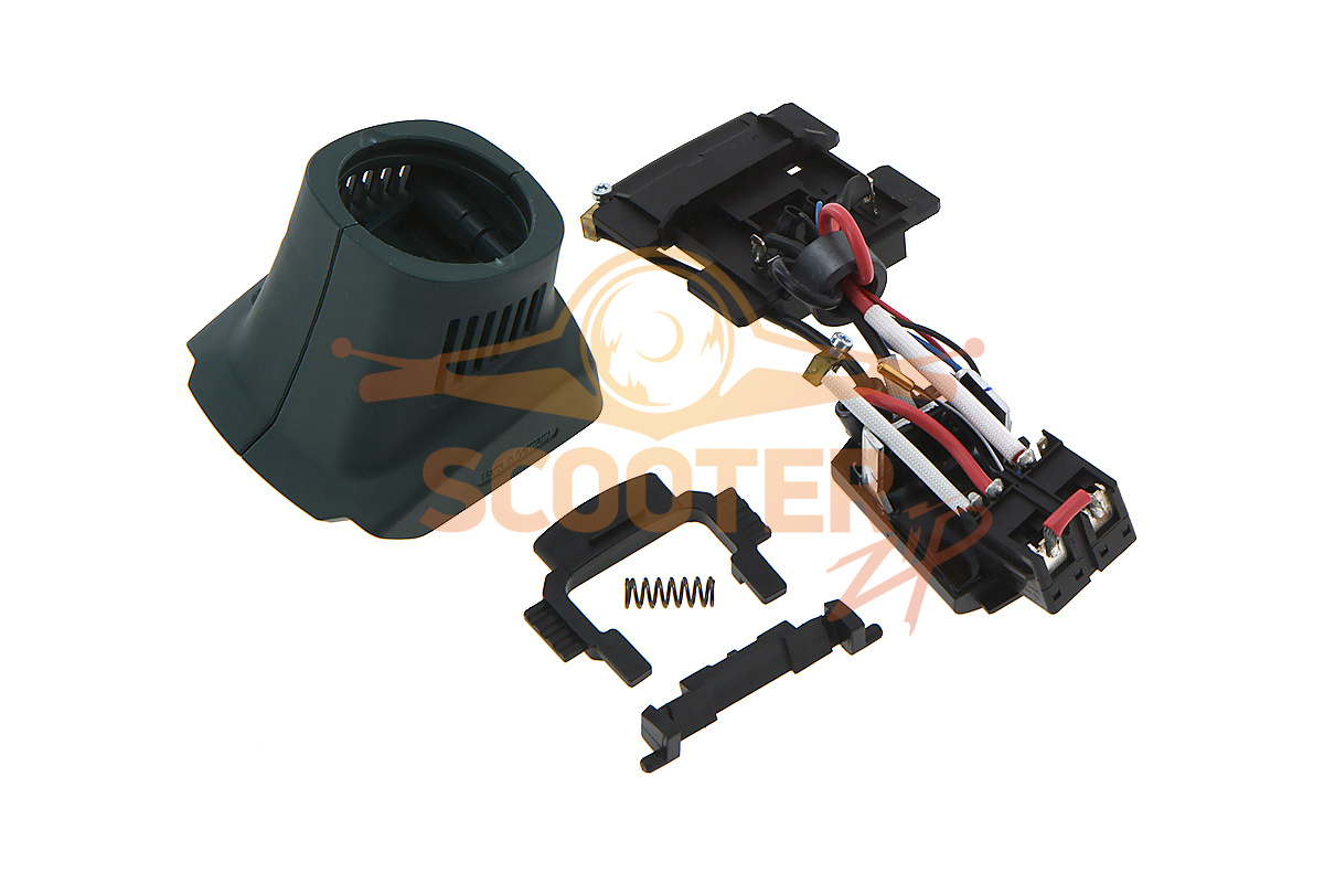 Корпус + выключатель для напильника шлифовального ленточного аккумуляторного Metabo BF 18 LTX 90 (00321001), 316049680
