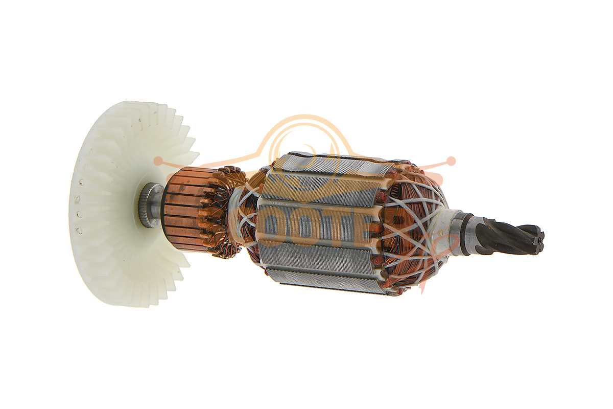 Ротор (Якорь) для перфоратора ИНТЕРСКОЛ П-321000ЭВ-2 (L-164 мм, D-44 мм, 5 зубов, наклон вправо), 889-0340