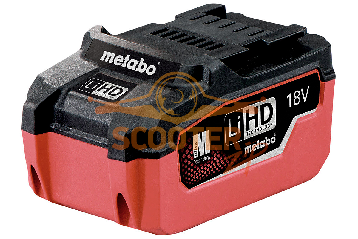 Аккумулятор  18 В 5.5 Ач, LiHD  (625342000) для напильника шлифовального ленточного аккумуляторного Metabo BF 18 LTX 90 (00321001), 625342000