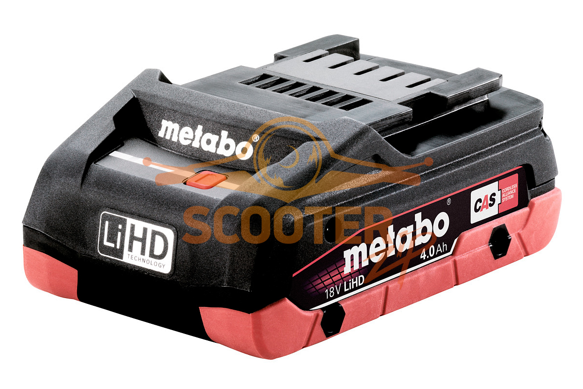 Аккумулятор  18 В 4.0 Ач, LiHD  (625367000) для болгарки (УШМ) аккумуляторной Metabo WF 18 LTX 125 (01306421), 625367000