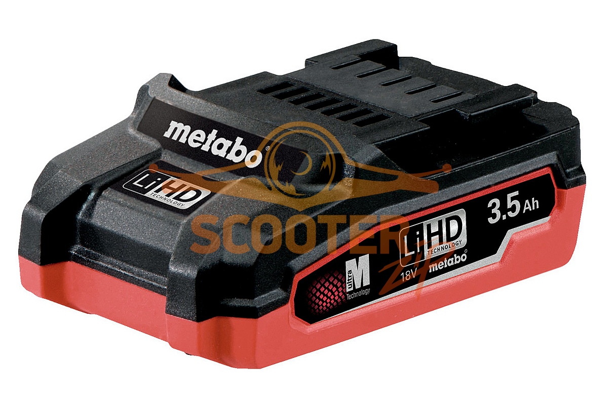 Аккумулятор 18 В, 3.5 Ач LiHD (625346000) для пилы торцовочной аккумуляторной Metabo KGS 18 LTX 216 (19001420), 625346000