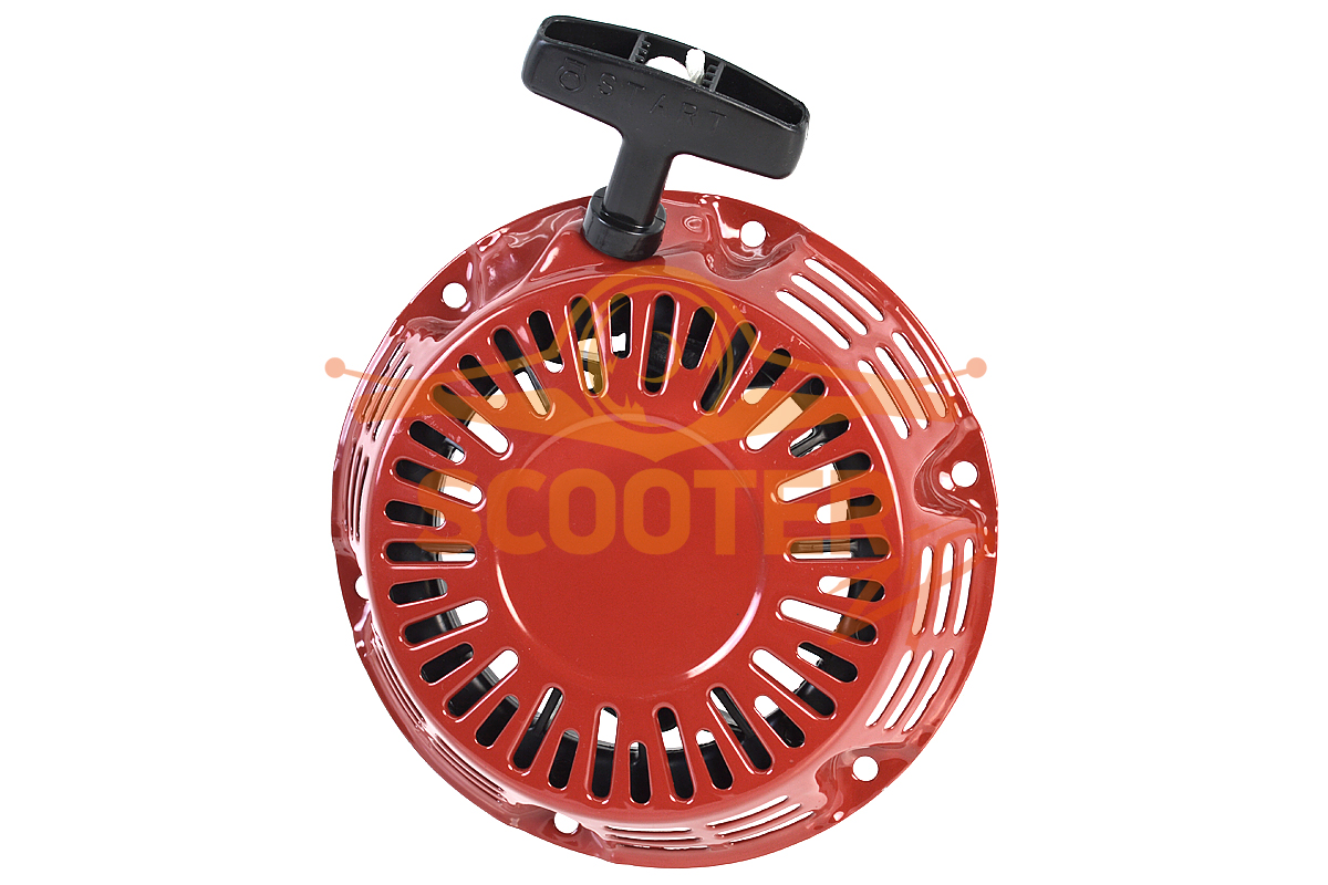 Стартер (красный, круглые собачки) для двигателя HONDA GX160, 1500038