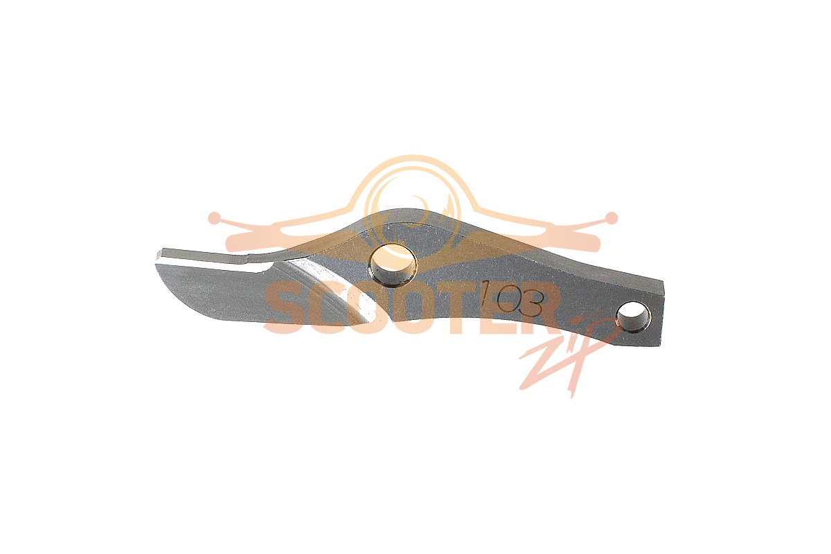 Нож центральный для ножниц по металлу листовых аккумуляторных MAKITA DJS161, 792534-4