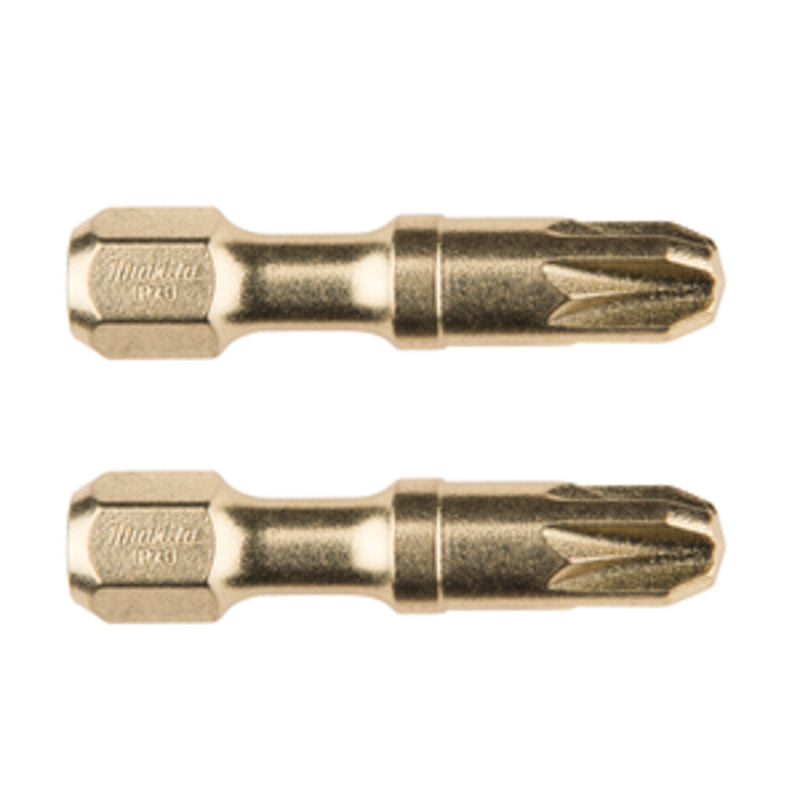 Бита (насадка) Makita PZ3 Impact Gold Shorton, 30 мм, E-form (MZ), 2 шт., B-42232
