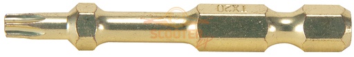 Бита (насадка) Makita T10 Impact Gold, 50 мм, E-form (MZ), 2 шт., B-28226