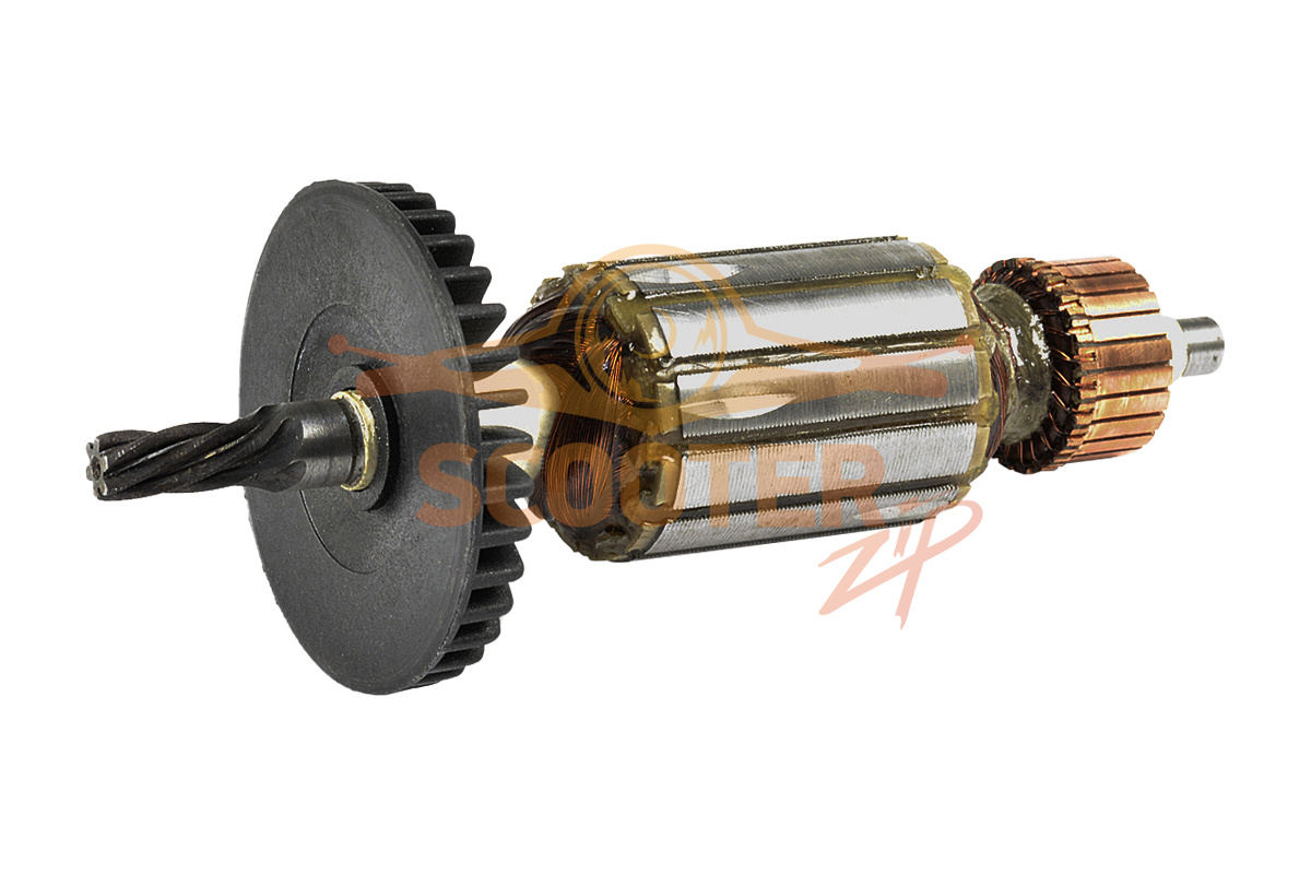 Ротор (Якорь) САРАТОВ ИЭ-1036 (L-139 мм, D-32 мм, 6 зубов, наклон влево), 889-0635
