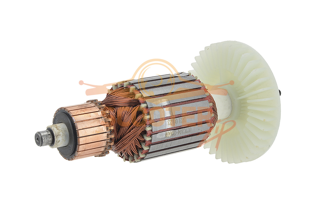 Ротор (Якорь) (L-172 mm, D-46 mm, шаг-1,0 mm) для электропилы цепной ИНТЕРСКОЛ ПЦ-16/2000Т, ПЦ-16/2000ТН (s/n 500.1.****), 500.05.02.05.00
