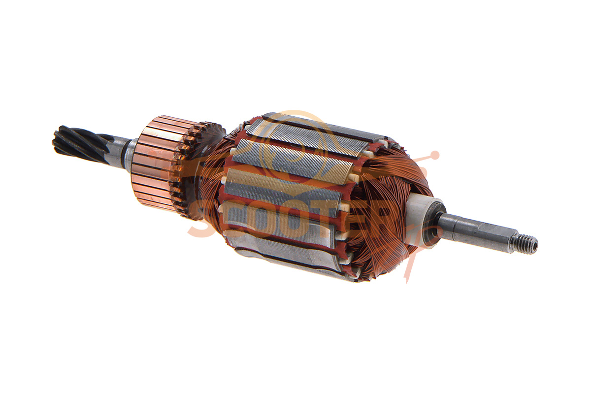 Ротор (Якорь) (L-174.5 мм, D-47 мм, резьба М6 (шаг 1.0 мм)) для триммера электрического CHAMPION ET-1004A, PR8402-692209