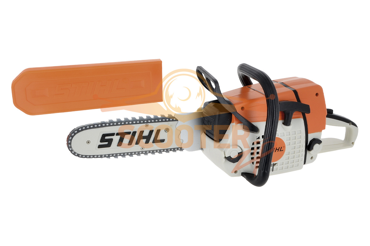 Пила сувенирная /игрушечная STIHL со звуком работающей бензопилы и вращающейся цепью