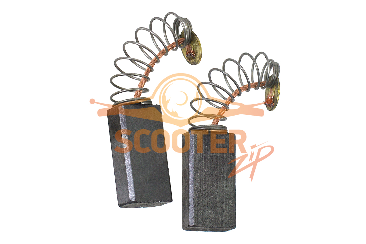 Щетка угольная в сборе (комплект 2 шт) для дрели-шуруповерта BOSCH GSR 6-40 TE (Тип 0601420703), 2604321905