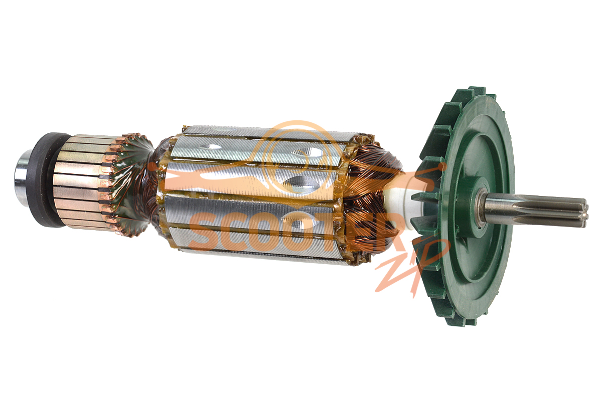 Ротор (Якорь) (L-184 мм, D-40 мм, 7 зубов, прямо) для дрели BOSCH GDB 1600 WE (Тип 0601189603), 3604010088